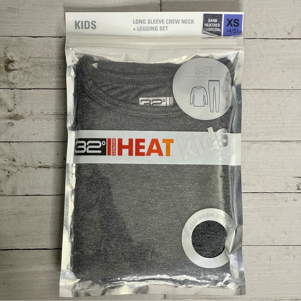 32° DEGREES HEAT KIDS Long Sleeve Crewneck and Legging Set Size XS 4/5
